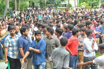 Nene Raju Nene Mantri Movie Team at K L University